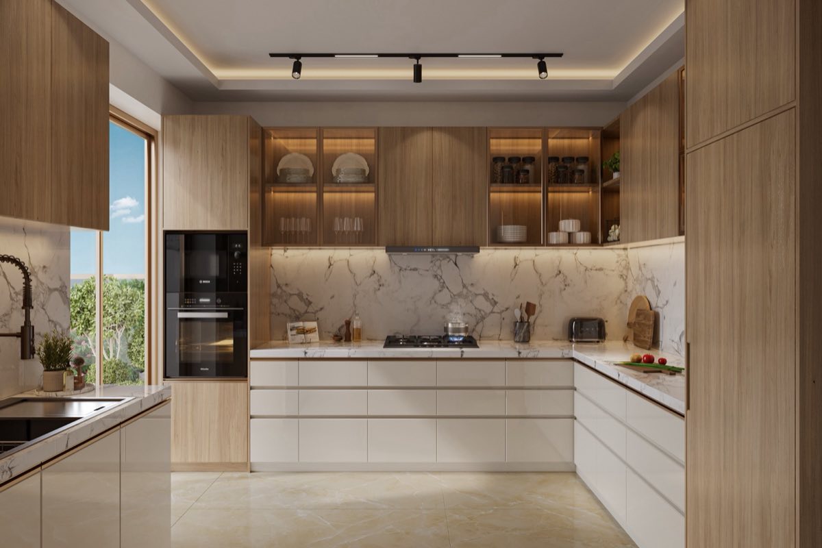 Kitchen interior of a 7 Peaks home